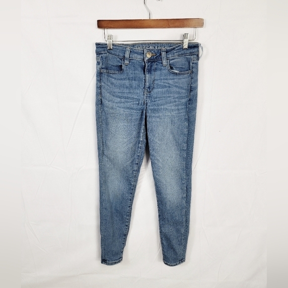 American Eagle Next Level Size 4 Short Jeggings - Picture 1 of 4